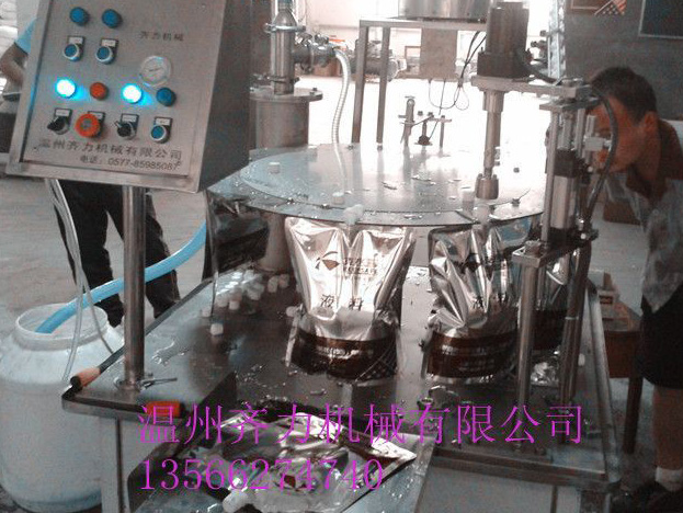 10L自立袋灌装旋盖机